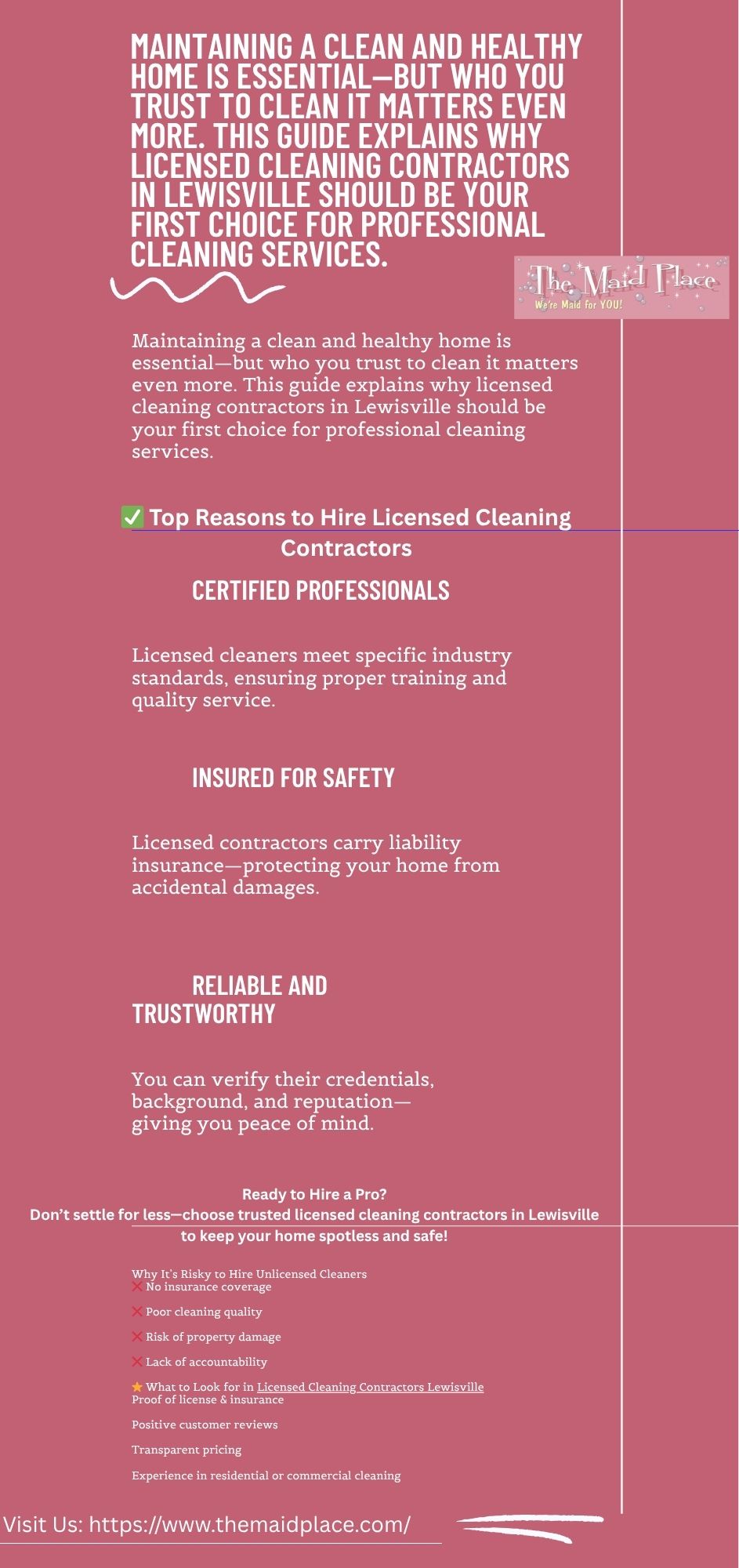 Why Hiring Licensed Cleaning Contractors in Lewisville Matters: A Smart Homeowner’s Guide - Social Social Social | Social Social Social