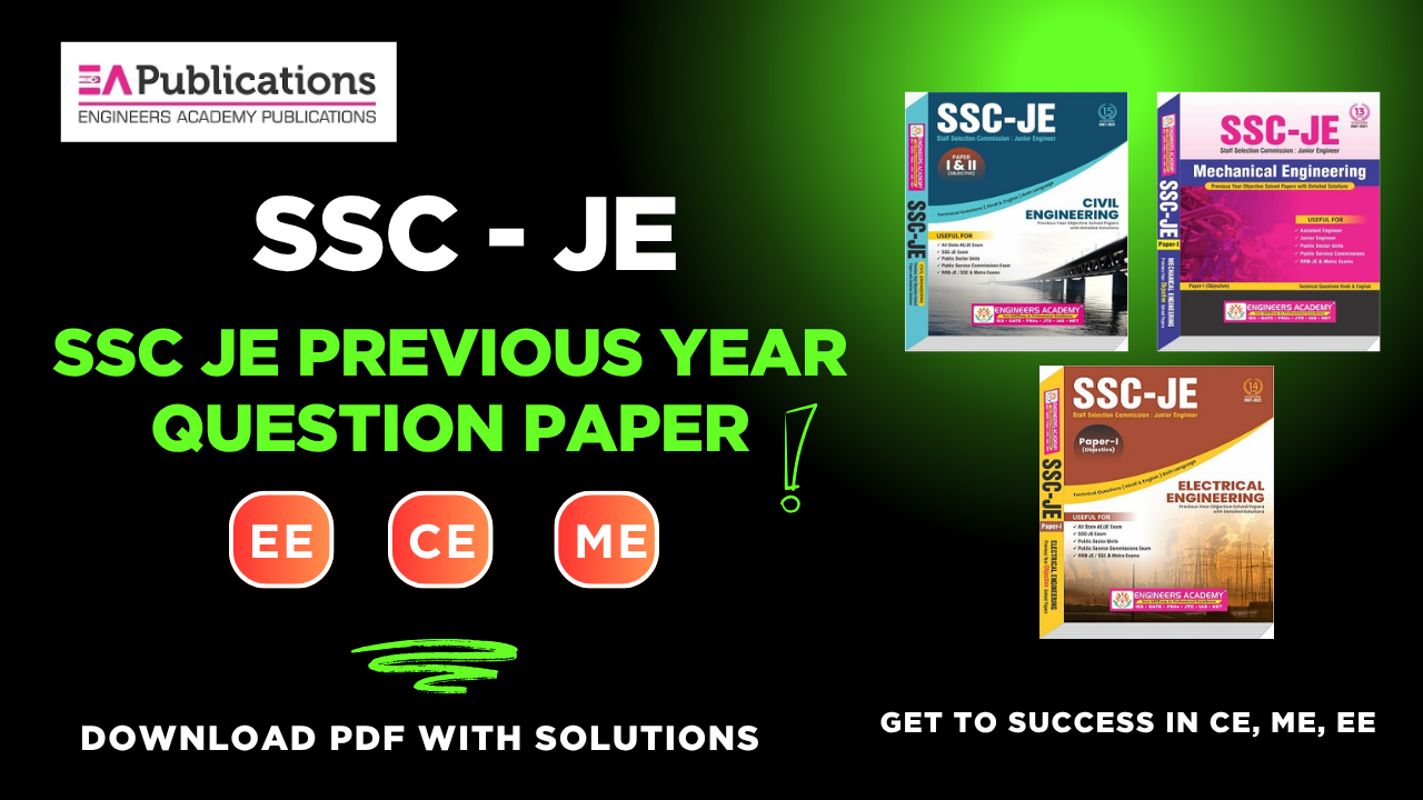 Best SSC JE Solved Papers Books | EA Publications