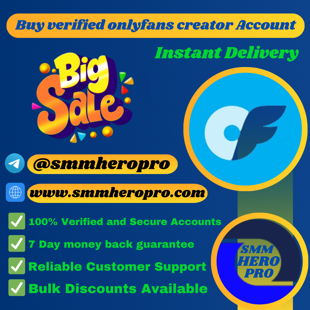 Buy Verified OnlyFans Creator Account – Instant & amp & smm