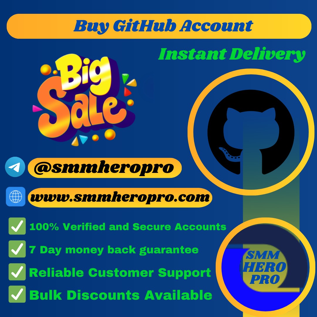 Buy GitHub Account – Verified & Aged GitHub Accounts in 2025