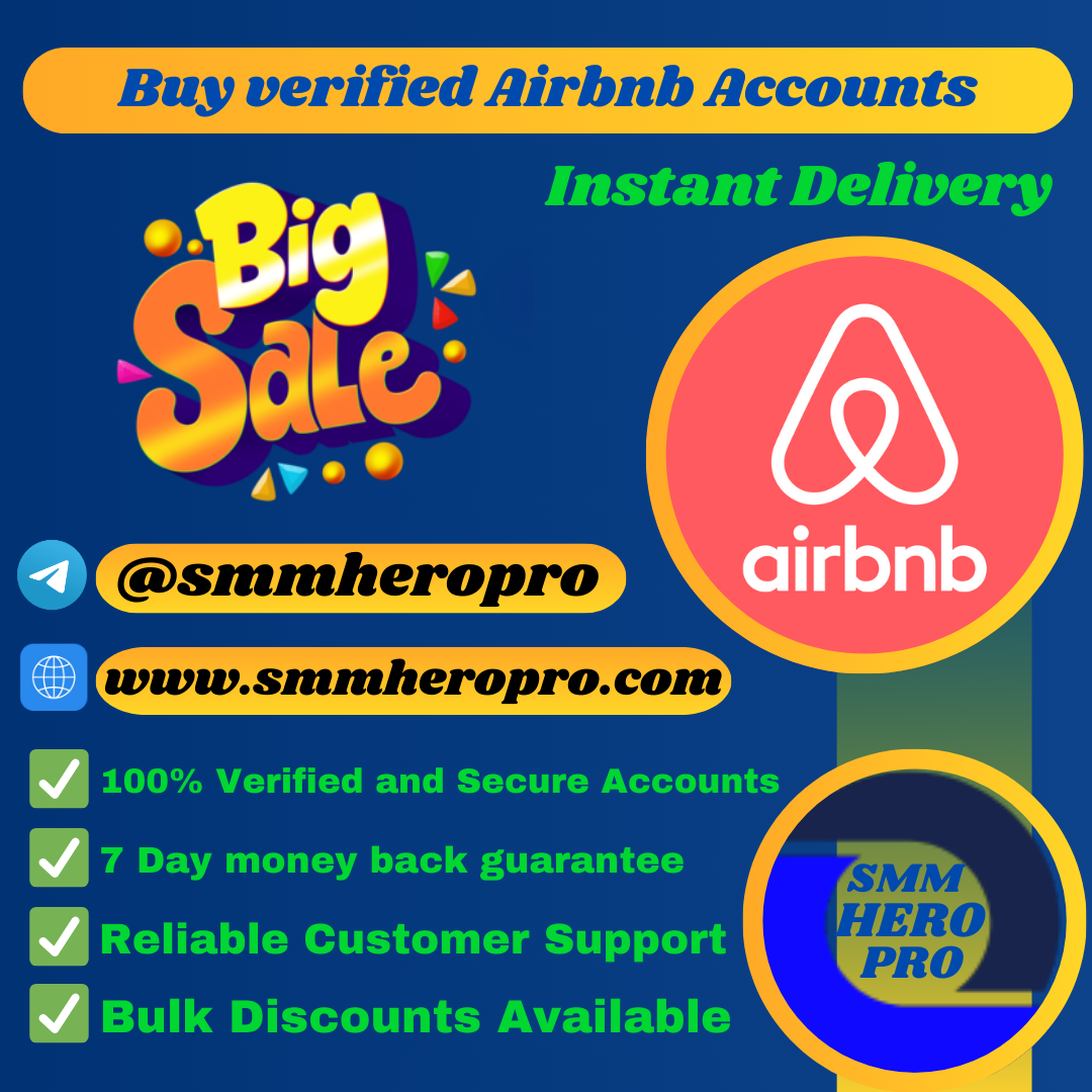 Buy Verified Airbnb Accounts – Safe & Trusted Account & 100%