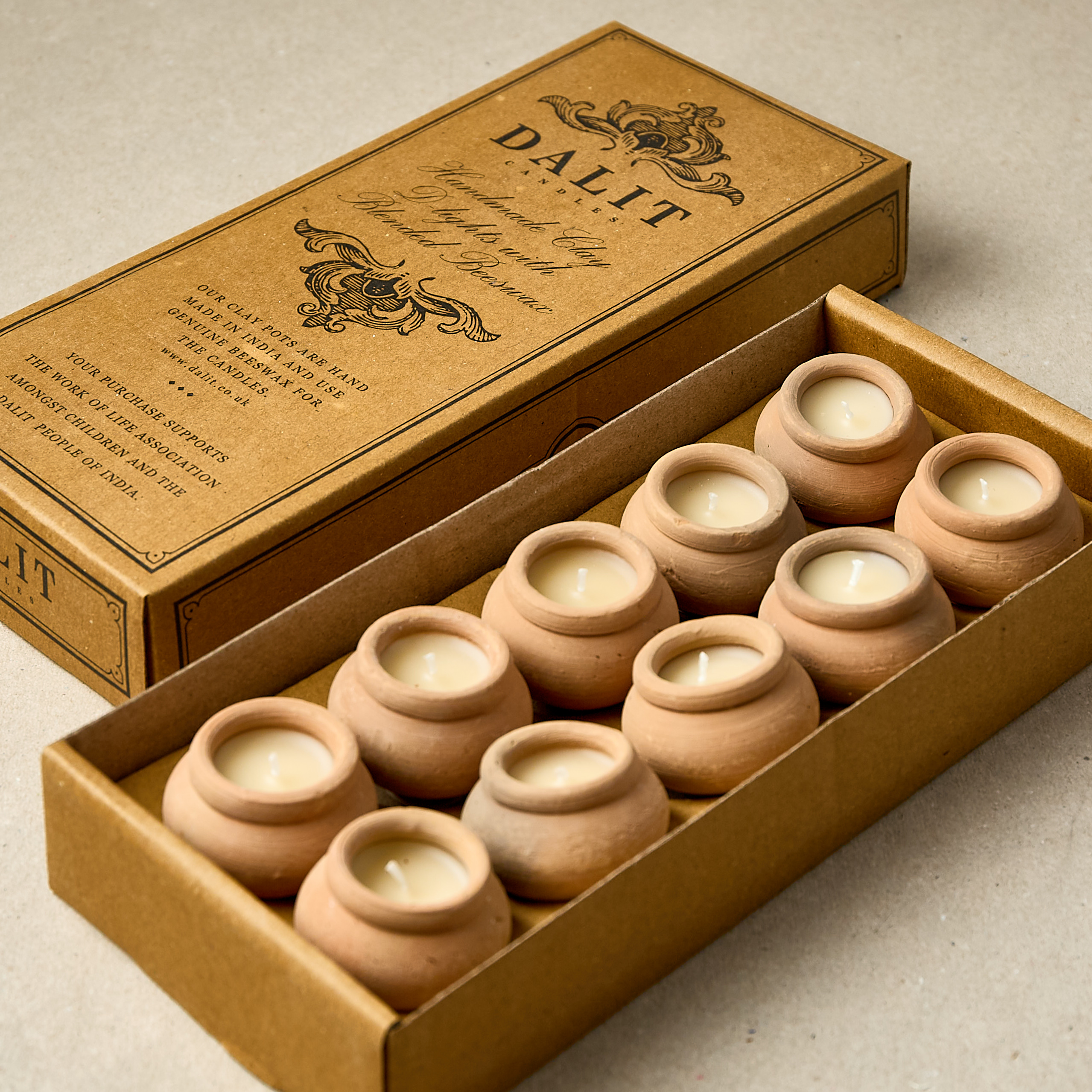 Handmade Terracotta Pot Candles – Crafted in India | Dalit Goods
