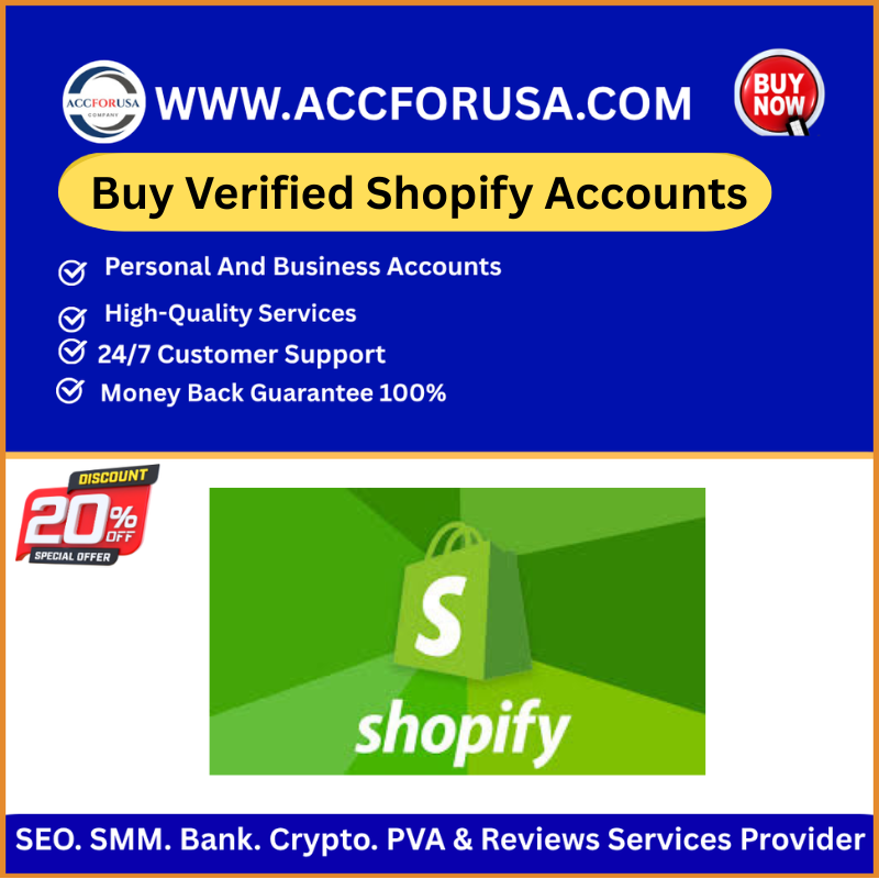 Buy Verified Shopify Accounts - USA,UK,CA Verified Shopify