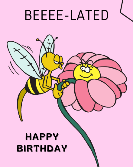 Belated Birthday Cards – Virtual & Personalized