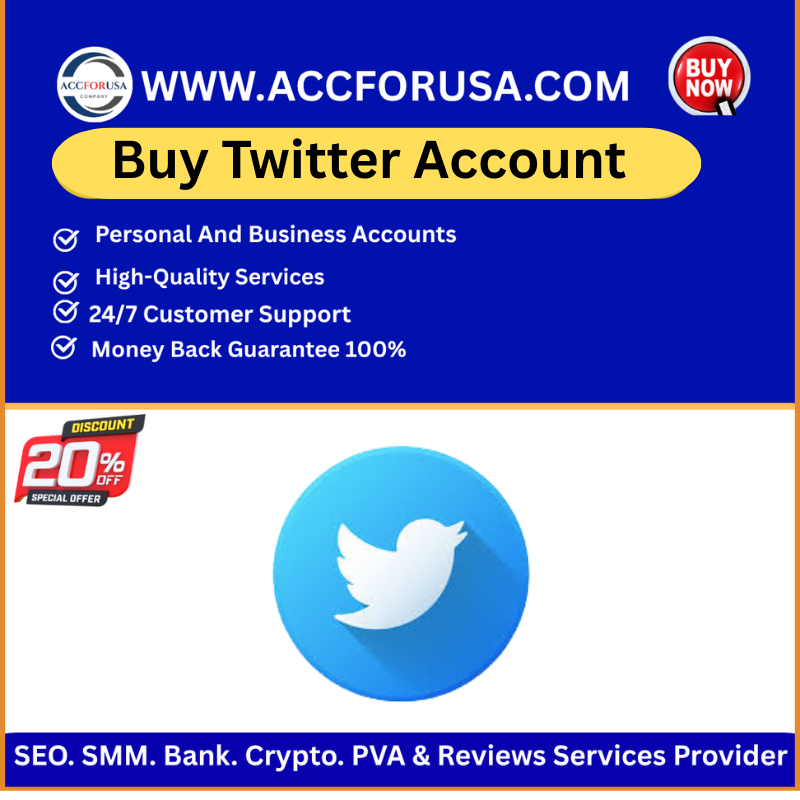 Buy Twitter Accounts - PVA, Bulk (Aged & Cheap)