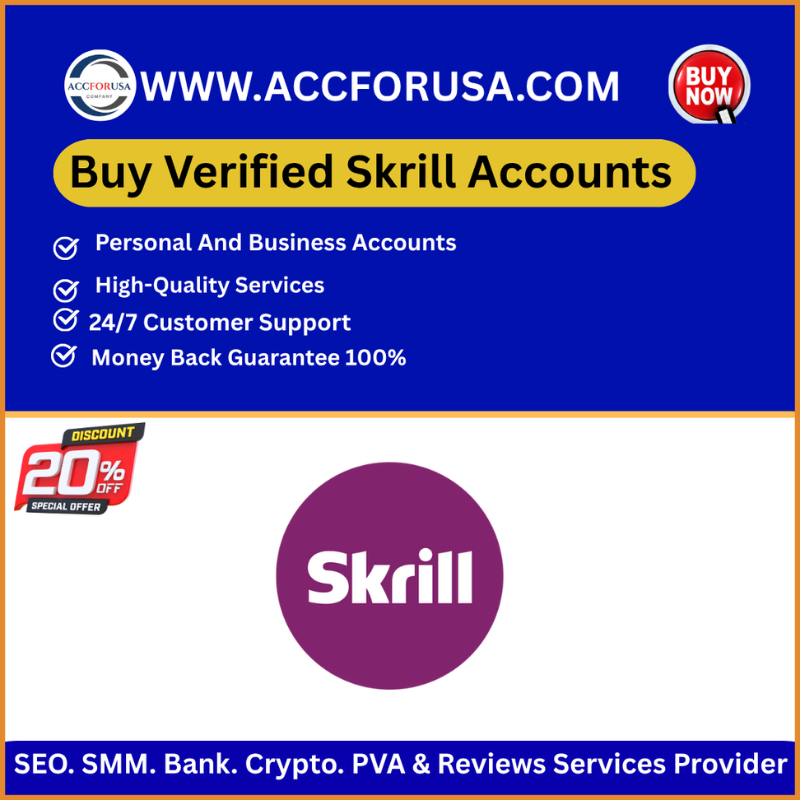 Buy Verified Skrill Account - from Paid Review Service