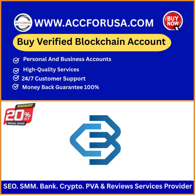 Buy Verified Blockchain Account - Secure Blockchain Wallet