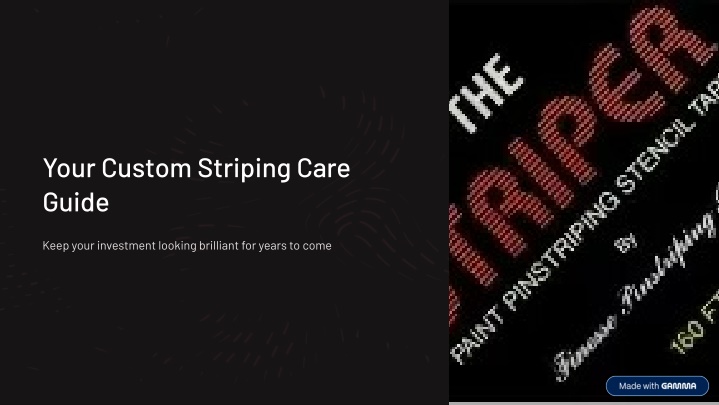 PPT - Custom Auto Pinstriping Near Me PowerPoint Presentation, free download - ID:14486754