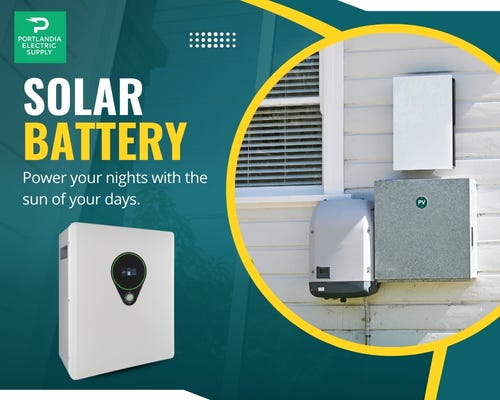 Using a solar battery to light up homes | by Portlandia Electric Supply | Sep, 2025 | Medium