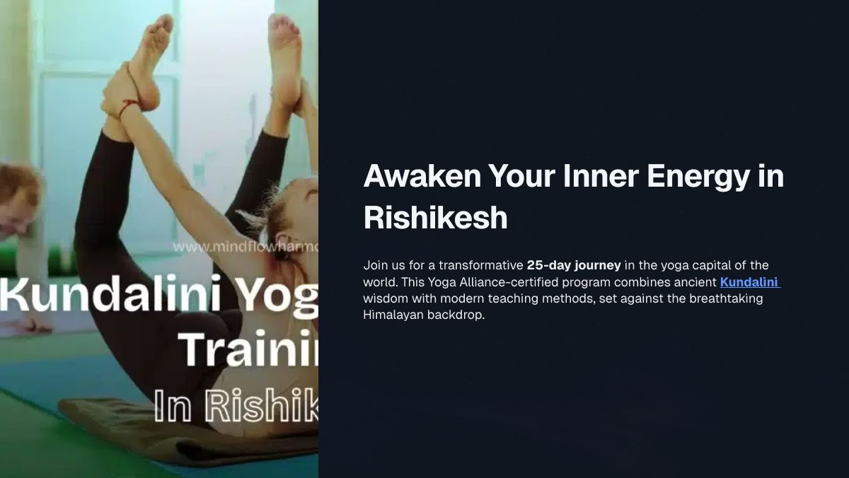 Kundalini Yoga Course In Rishikesh