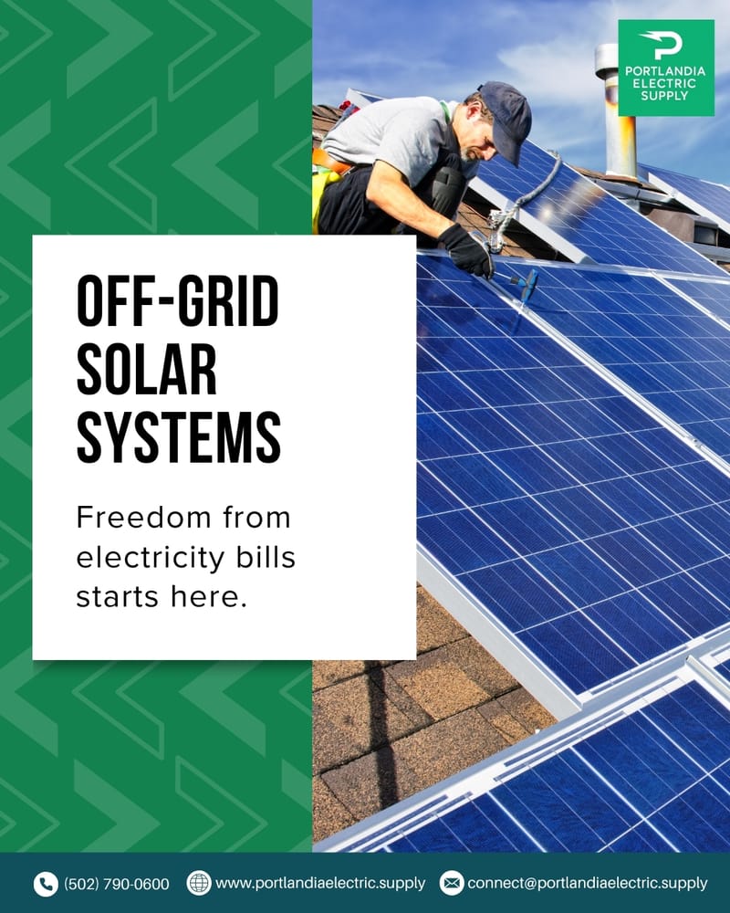 Living Smart and Free with an Off Grid Solar System - Portlandia Electric Supply