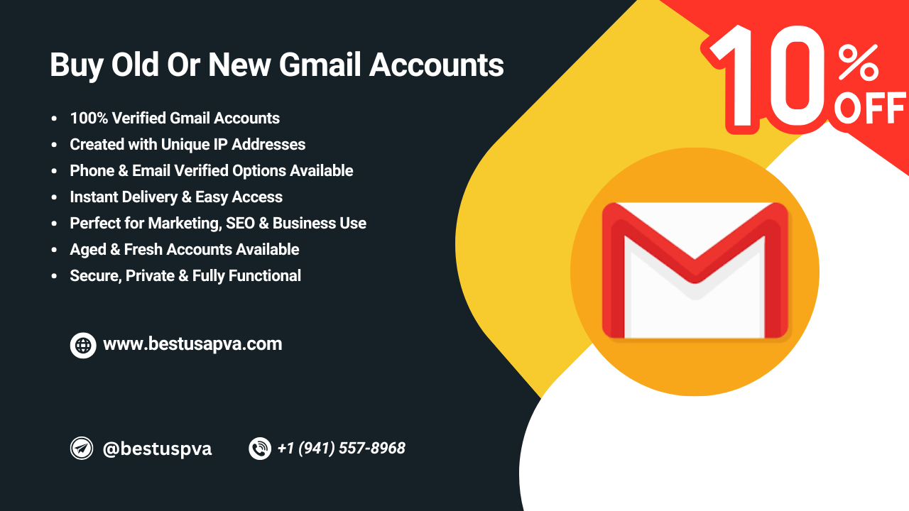 Top 13 Websites To Buy Gmail Accounts (Old & Bulk)