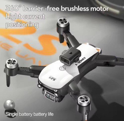 New S2S Drone 8K HD Dual Camera Brushless Motor Obstacle Avoidance Dron RC Helicopter Professional Foldable Quadcopter Toy