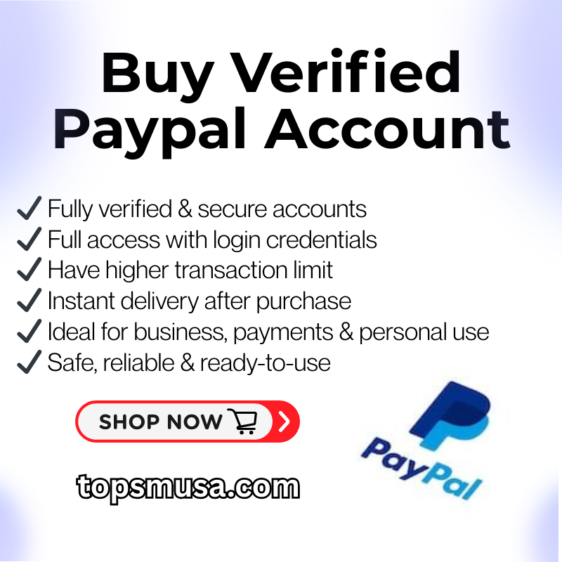 Buy Verified PayPal Account – 100% Fast & Secure