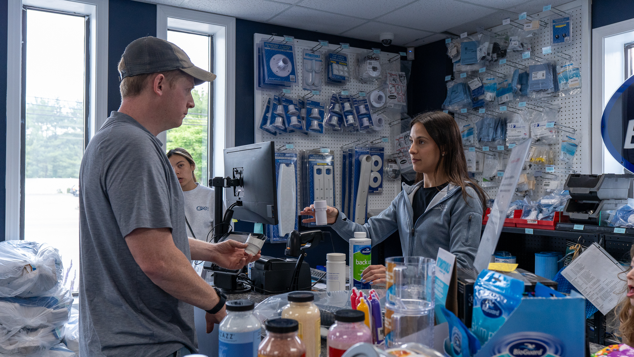 In-Store Pool Services RI | Pools Plus