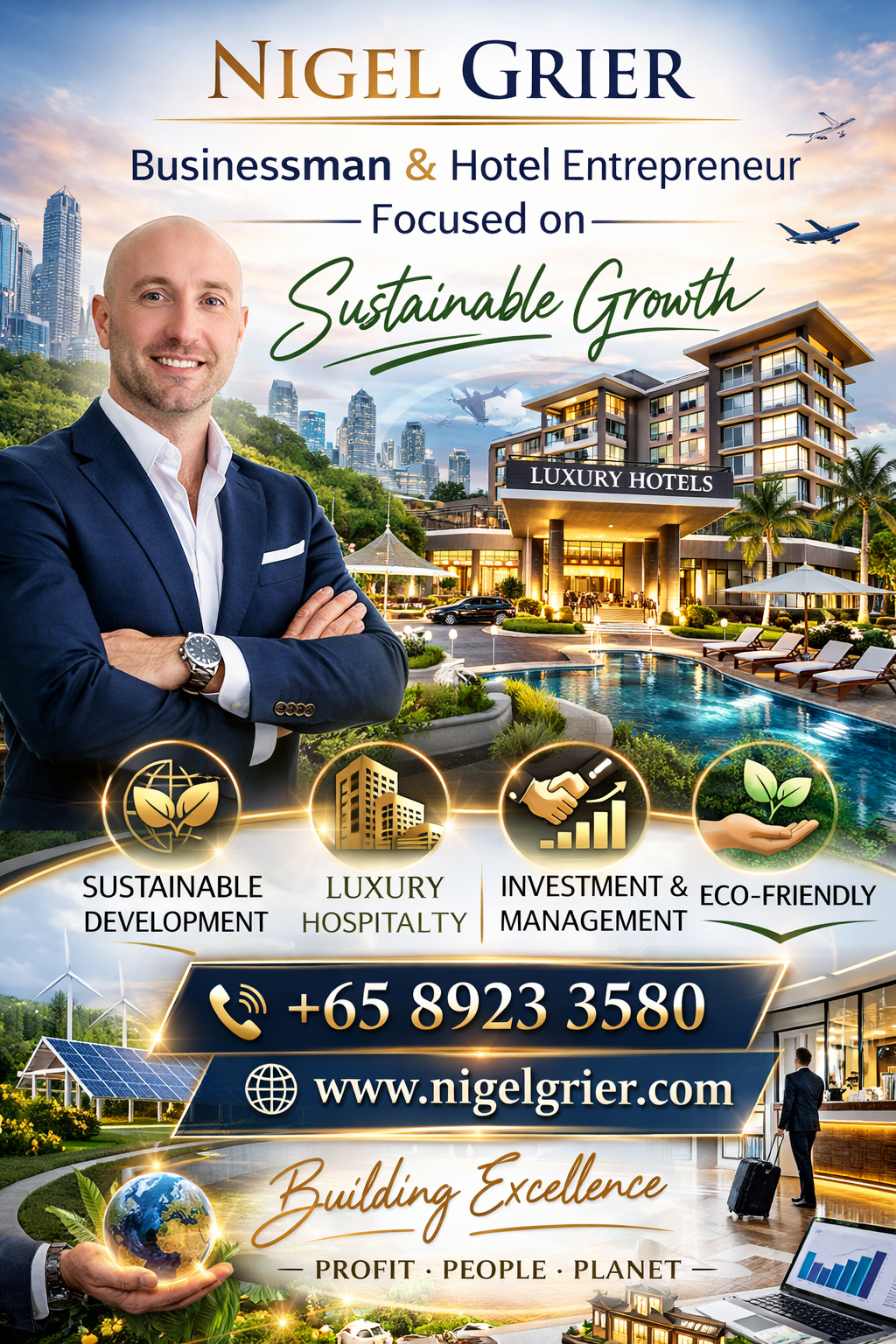 Nigel Grier – Businessman & Hotel Entrepreneur Focused on Sustainable Growth – Nigel Grier