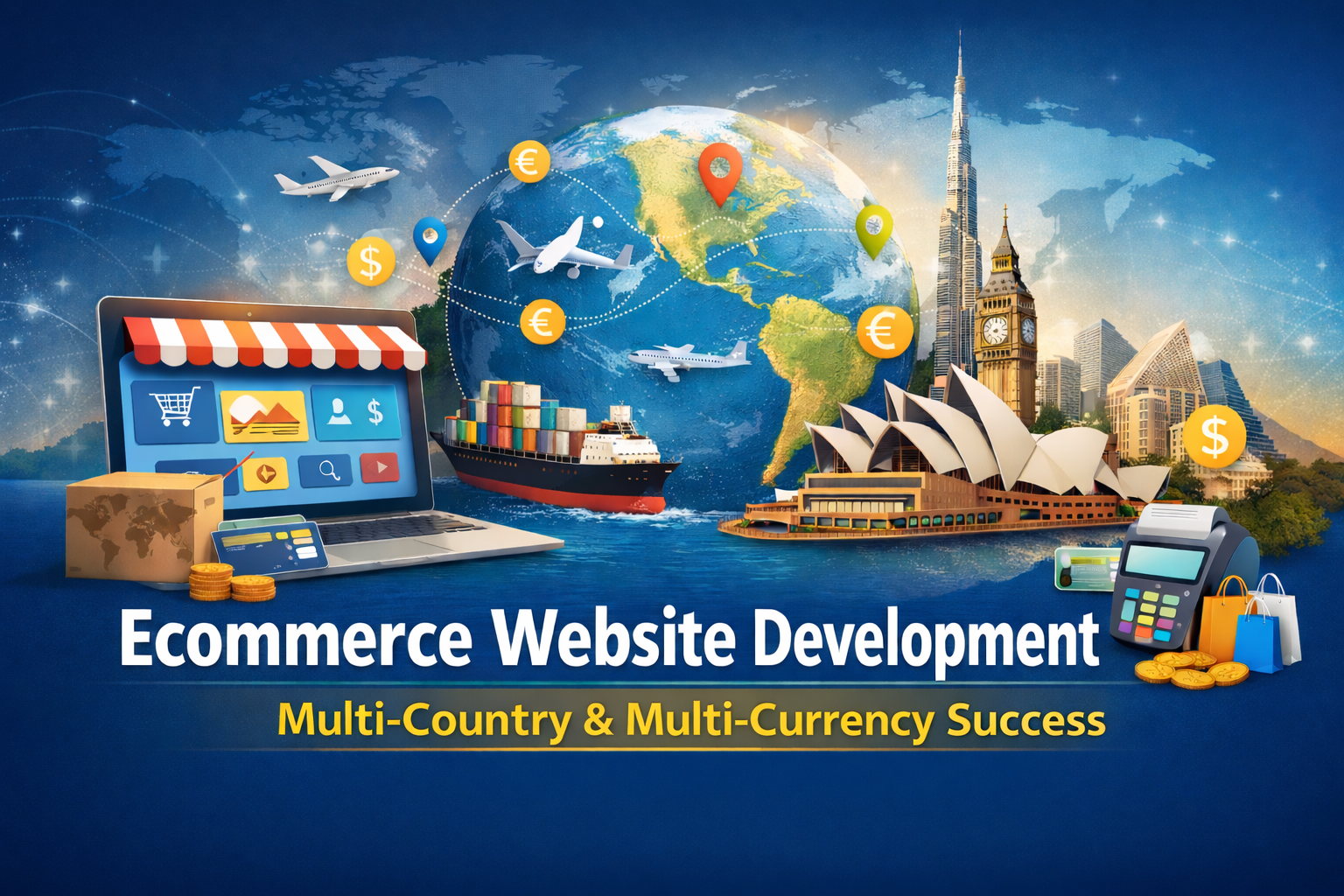 Ecommerce Website Development | Multi-Country & Currency
