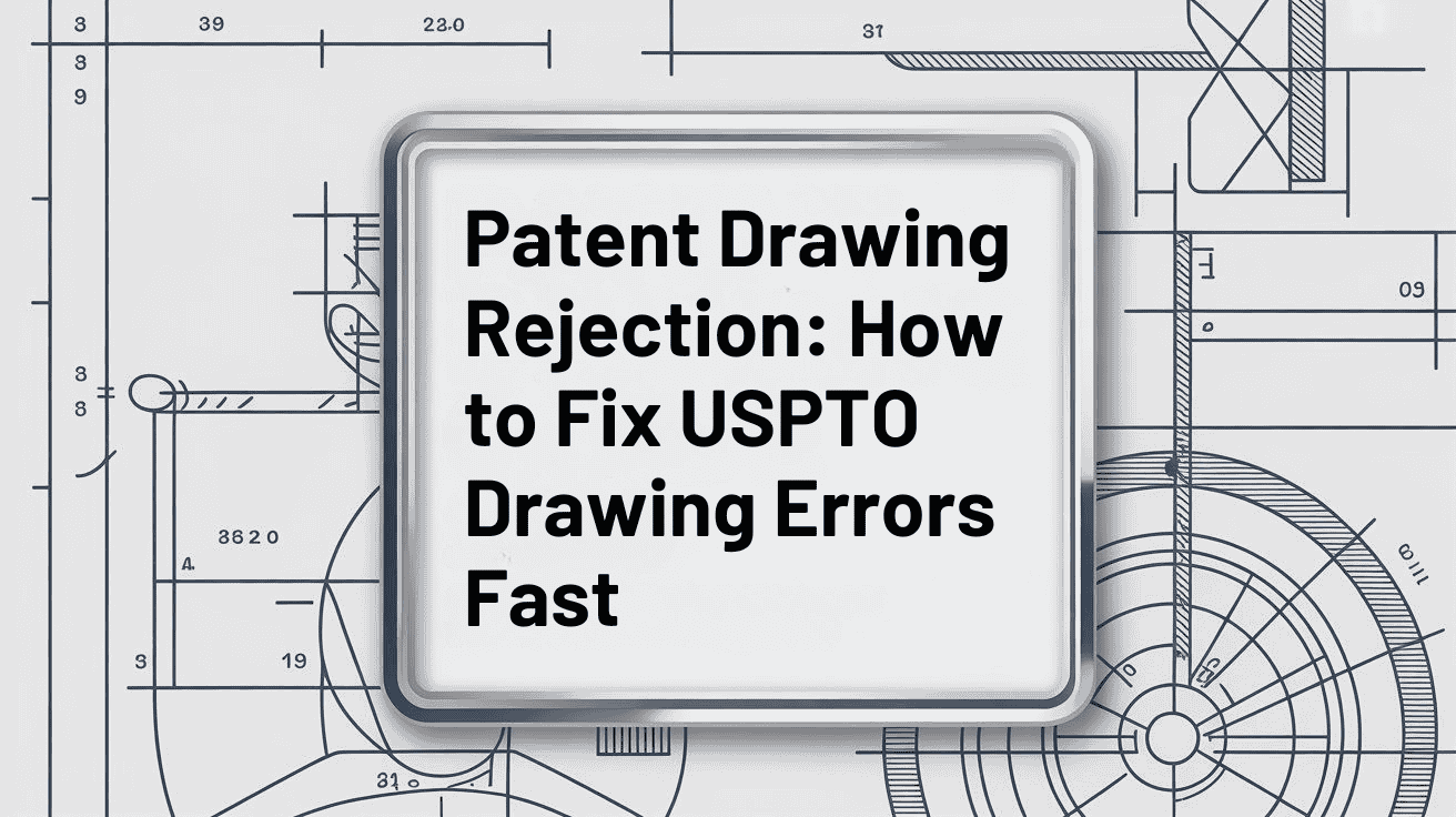 Patent Drawing Rejection: How to Fix USPTO Drawing Errors Fast