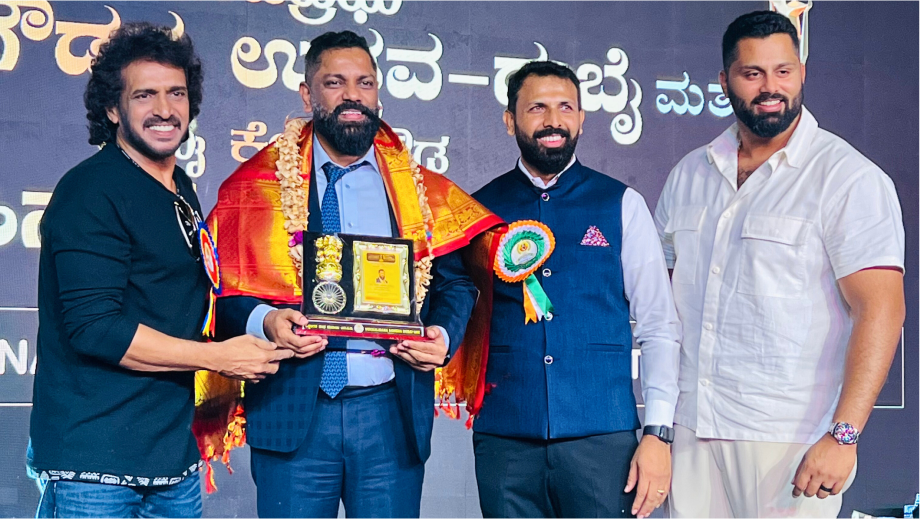 Dr. Sunil Ambalavelil Honoured as “Best Indian Lawyer in Dubai” at Kempegowda Utsava & Business Award 2024