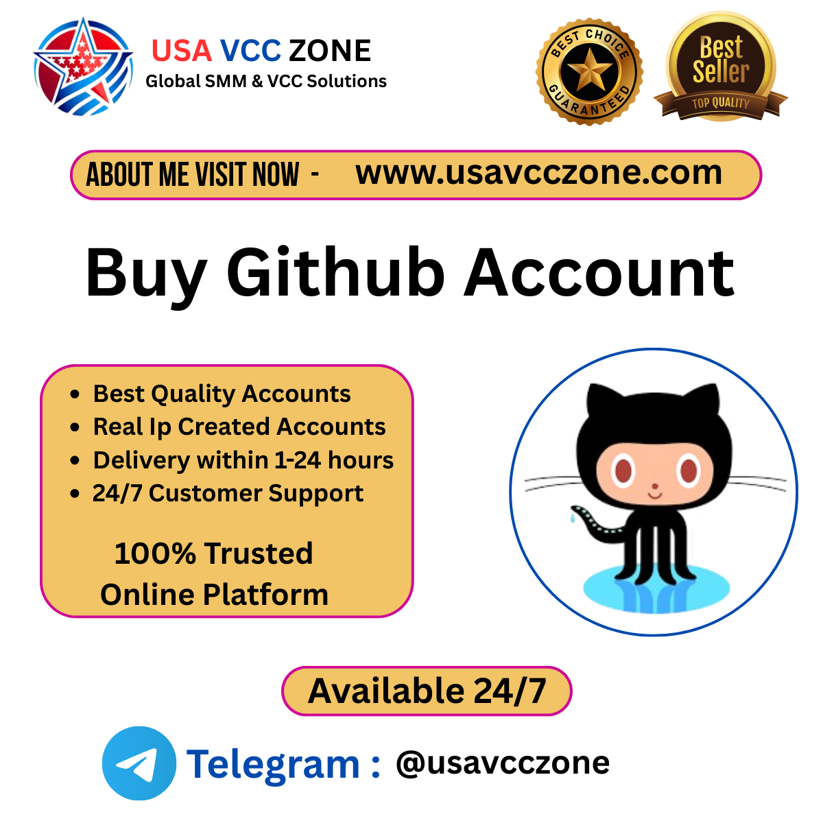 Buy Github Account - Active Profiles Account