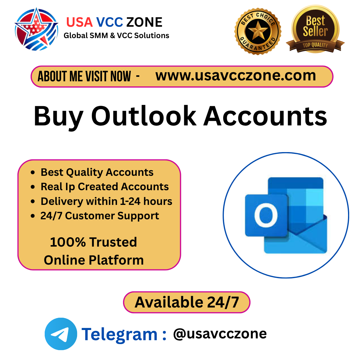 Buy Outlook Accounts - UsaVccZone