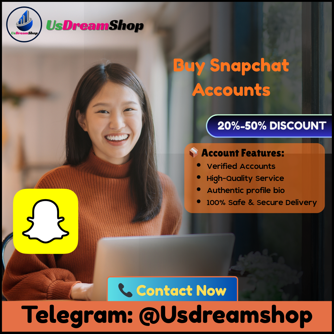 Buy Snapchat Accounts - 100% Real (Aged & PVA)