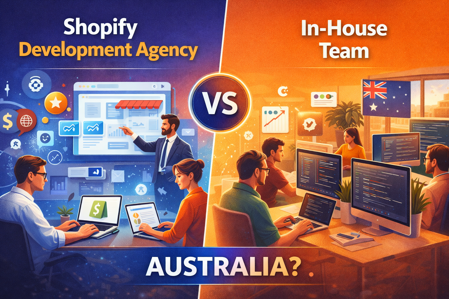 Hiring Shopify Development Agency vs In-House Team (AU)