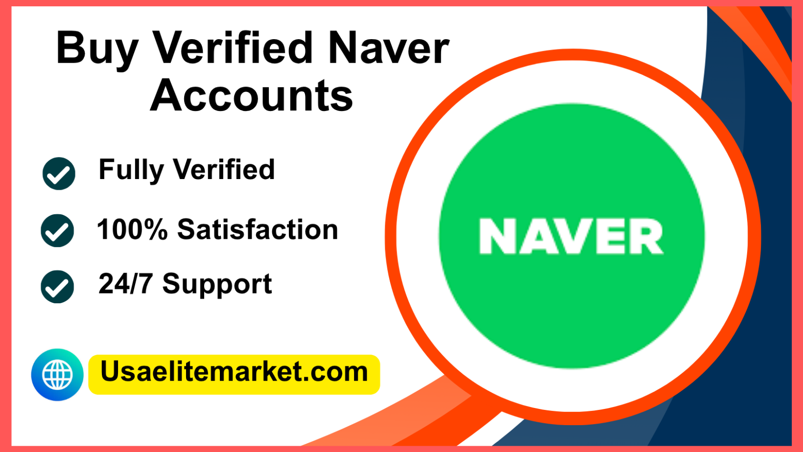 Buy Naver Accounts - 100% Phone Number Verified