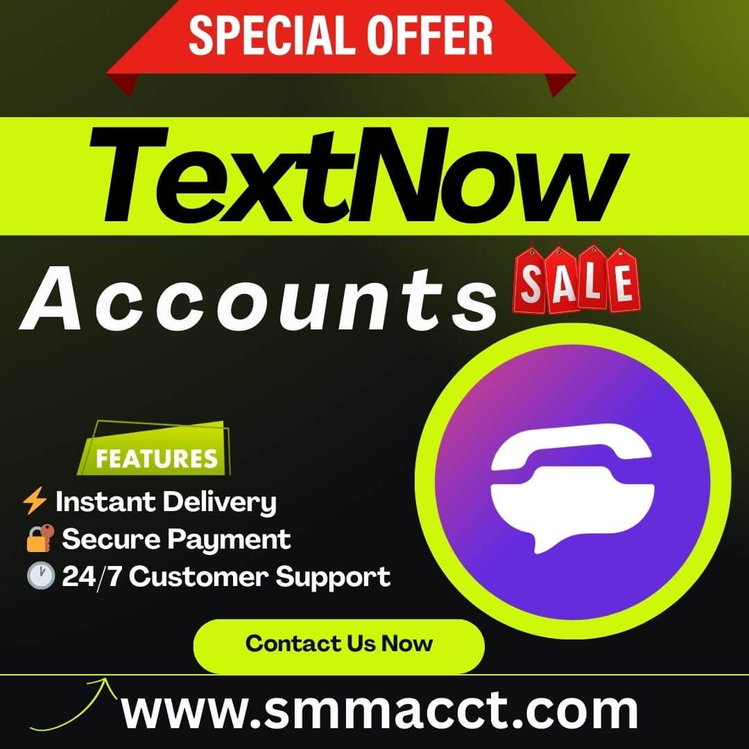 Buy Textnow Accounts - Verified USA SMS Ready Accounts