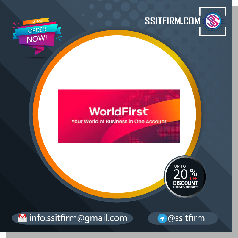 Buy WorldFirst Accounts - Extend your business