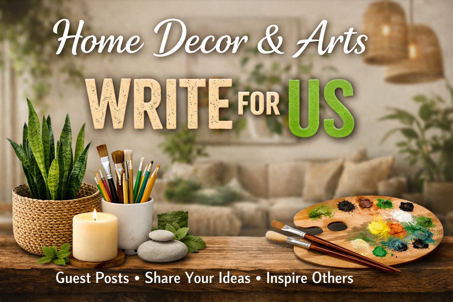 Home & Arts Write for US