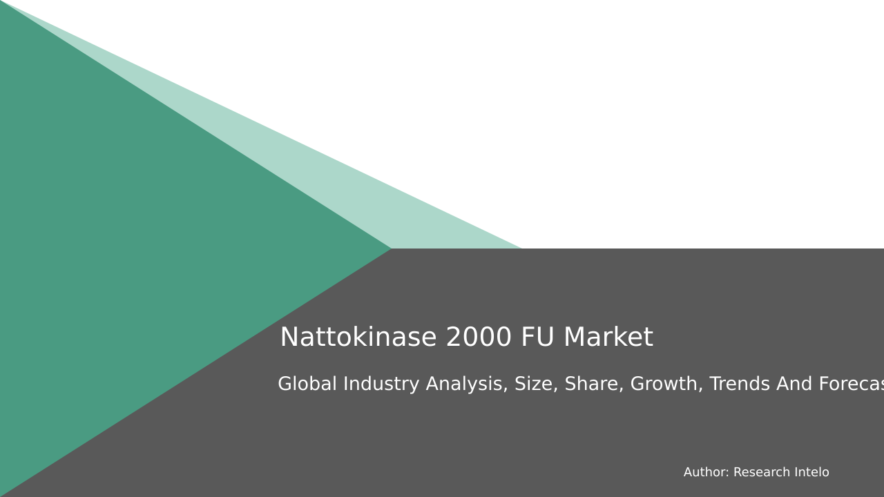 Nattokinase 2000 FU Market Research Report 2033