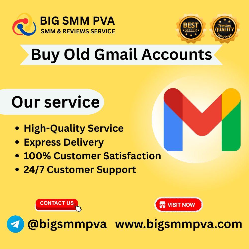 Buy Old Gmail Accounts - Aged, Safe & Fully Verified