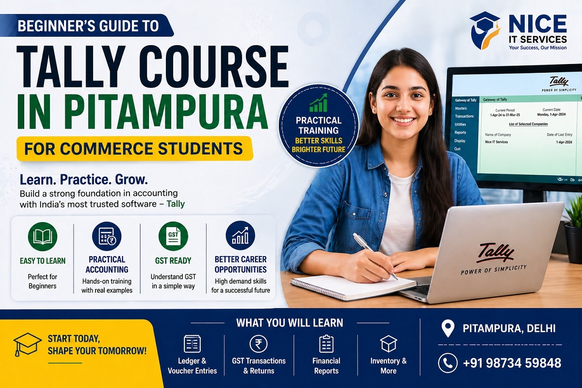 Beginner Tally Course For Commerce Students | Tally Institute In Pitampura