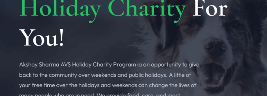 Akshay Sharma AVS Holiday Charity Cover Image