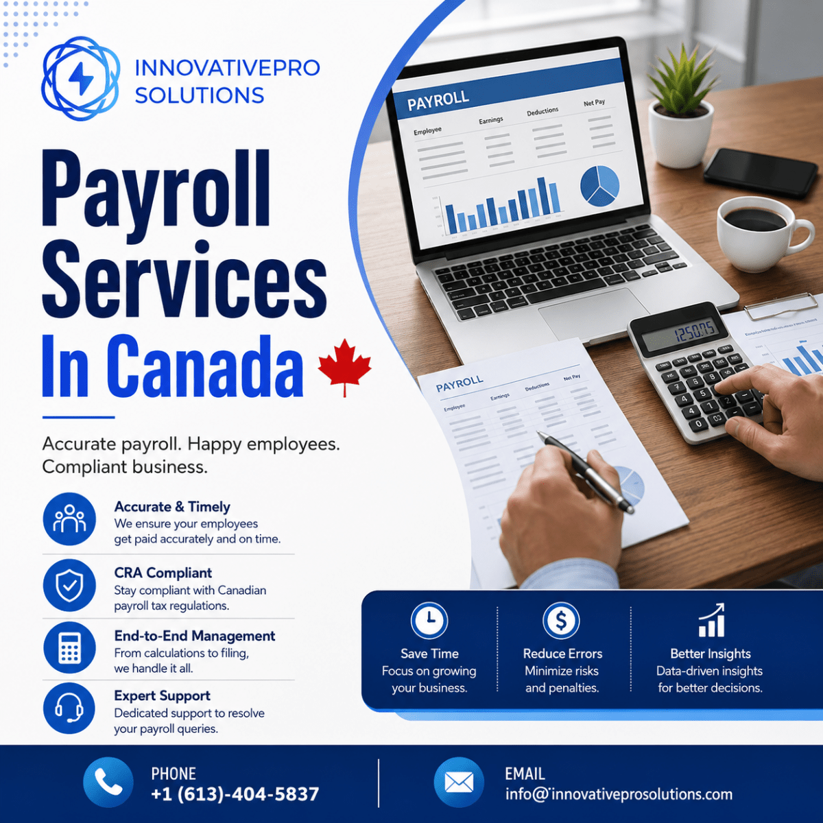 Payroll Services in Canada – Easy and Reliable Payroll Solutions for Businesses – InnovativePro Solutions