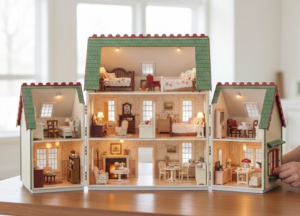 Top Creative Ways to Use a Dollhouse Electrical Kit in Front-Opening Dollhouse Rooms - Rutherford Voice