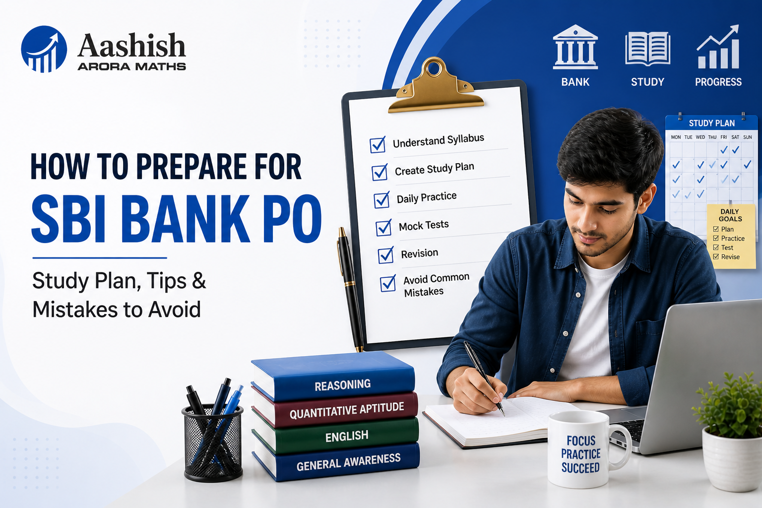 How to Prepare for SBI Bank PO Exam | Aashish Arora Maths