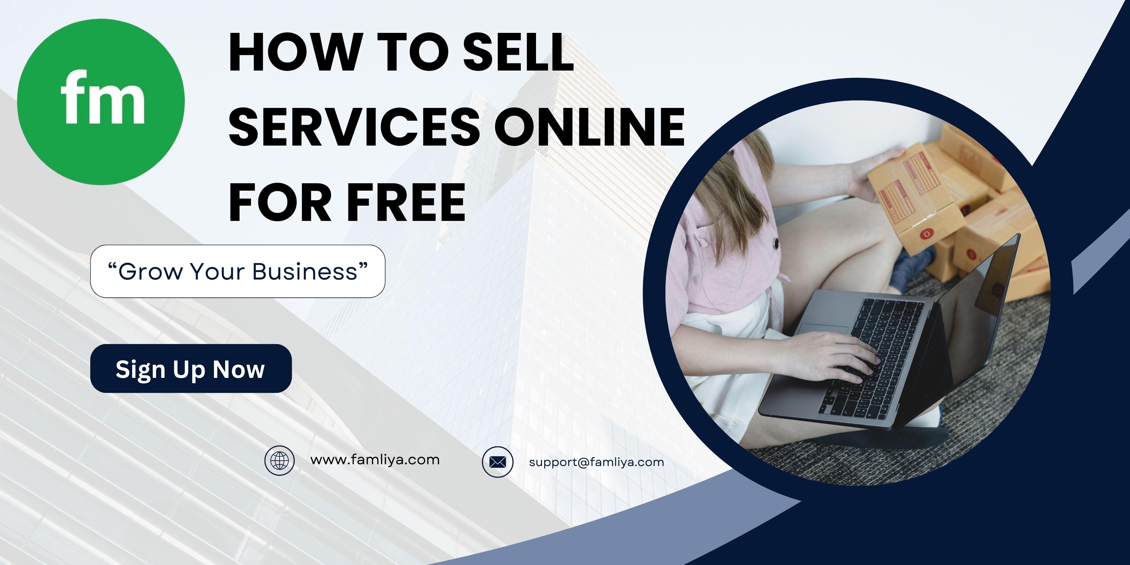 How to Sell Services Online for Free and Reach More Local Customers...
