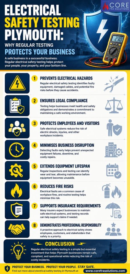 Electrical Safety Testing Plymouth: Why Regular Testing Protects Your Business – @corefrasolutions on Tumblr