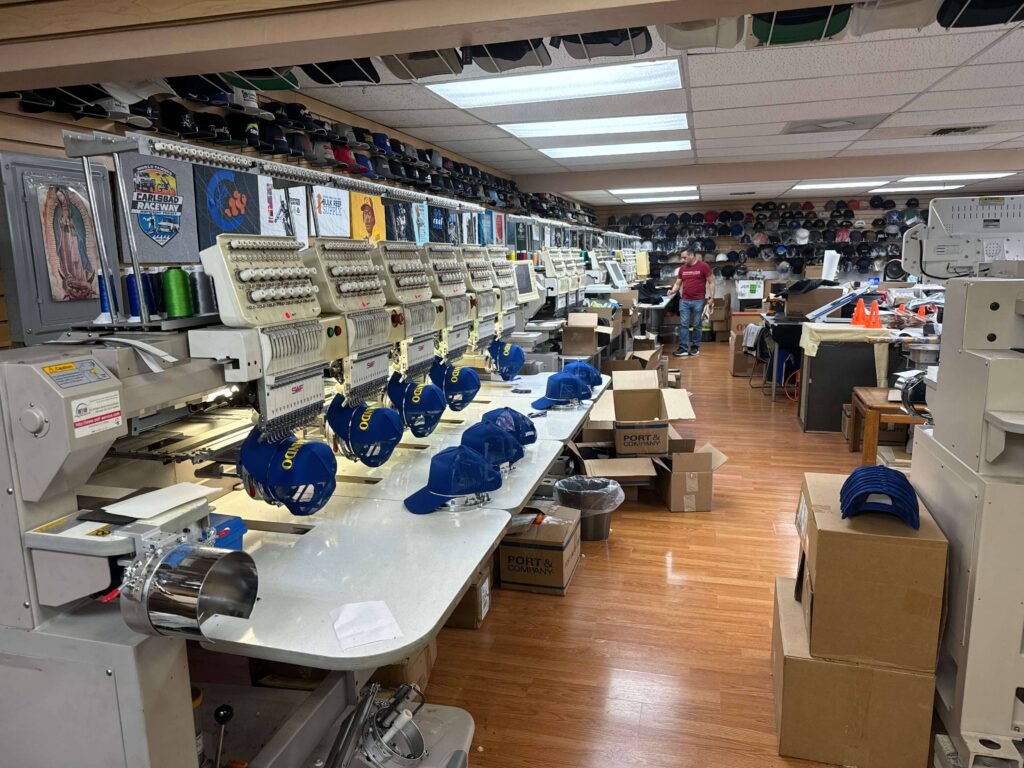 Commercial Embroidery Services San Diego | Silk Screen Printing Services | Event T-Shirt Printing | Merlin Embroidery