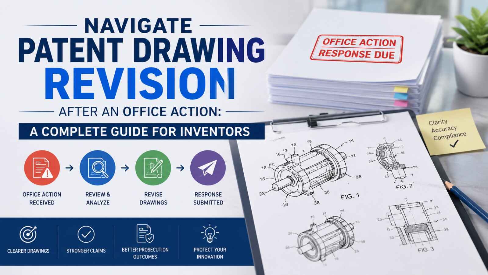 Navigate Patent Drawing Revision After an Office Action