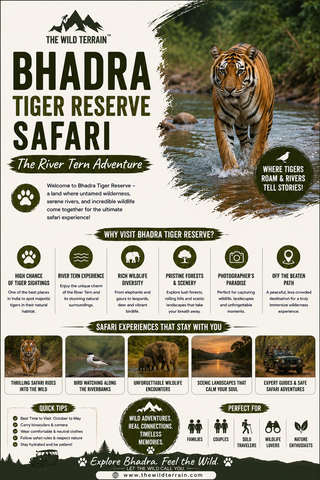 Bhadra Tiger Reserve Safari – The River Tern Adven..