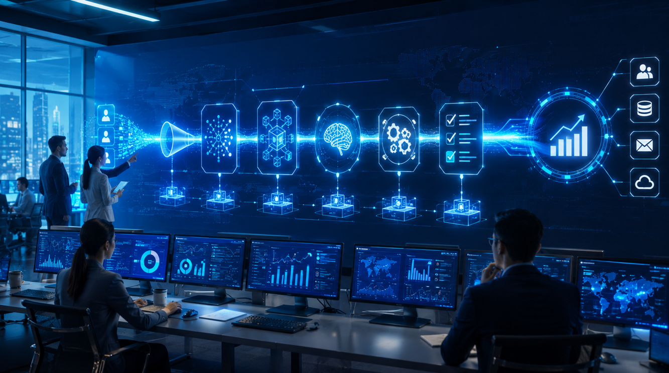 How AI Automation Works: Step-by-Step Complete Guide | 2026 | AGIX Technologies