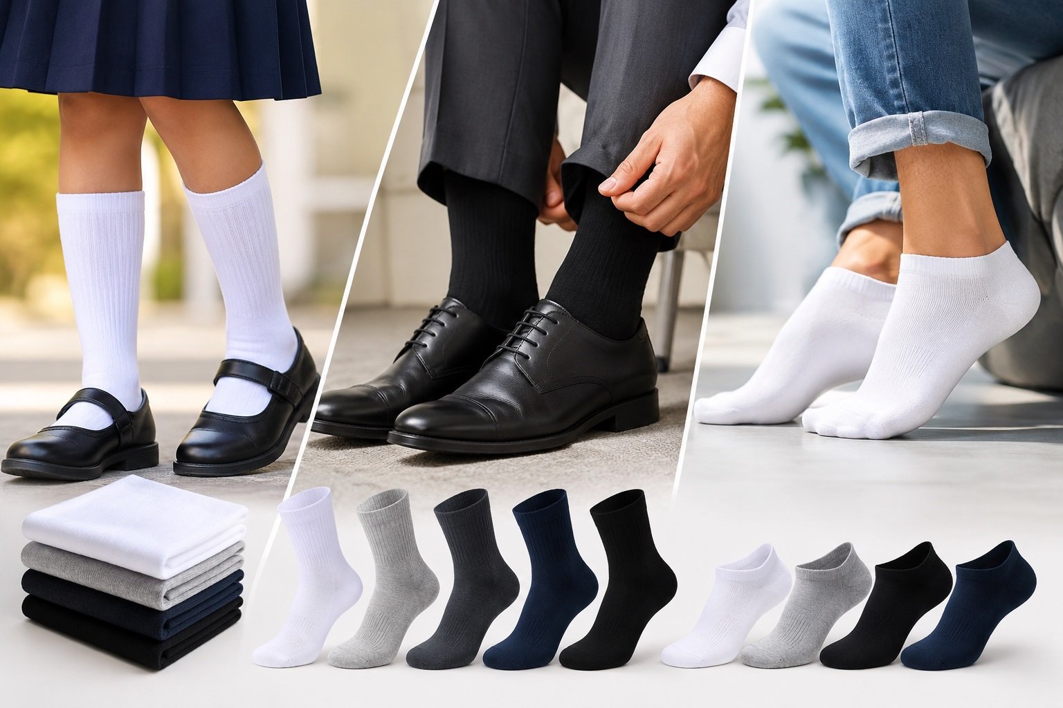 Best Cotton Socks for School, Office, and Casual Wear