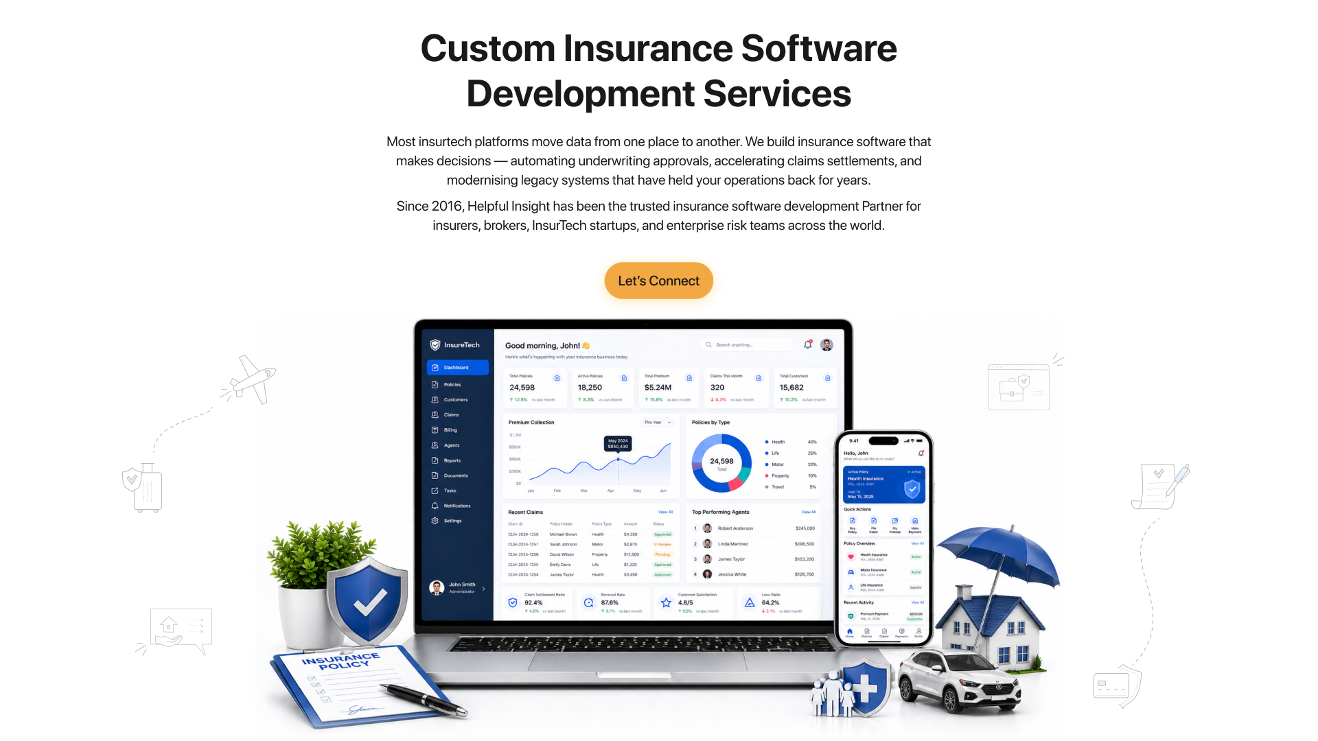 Insurance Software Development Services | Helpful Insight