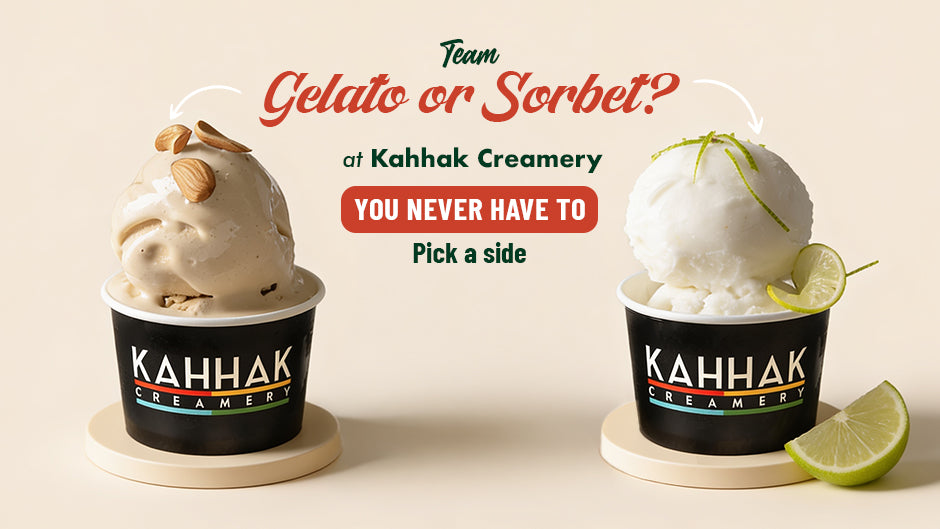 Gelato or Sorbet? What If the Best Choice Is Both?