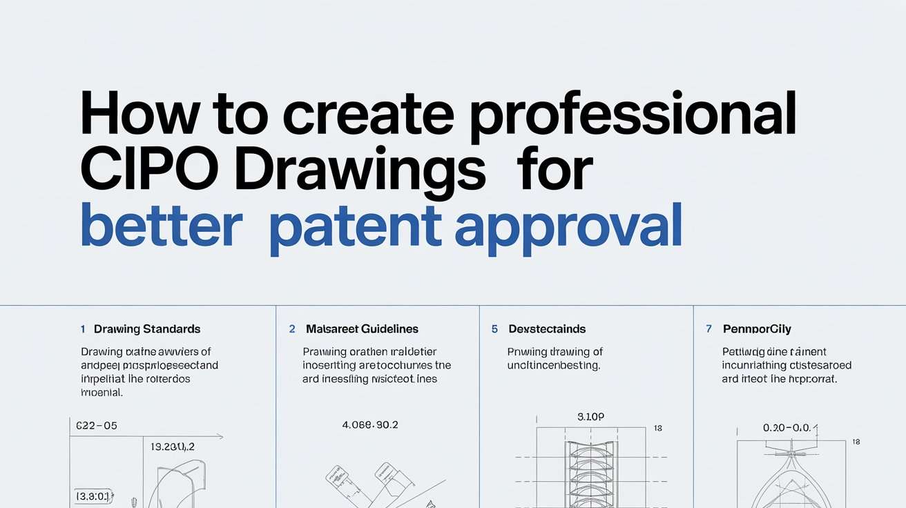 Professional CIPO Drawings for Better Patent Approval