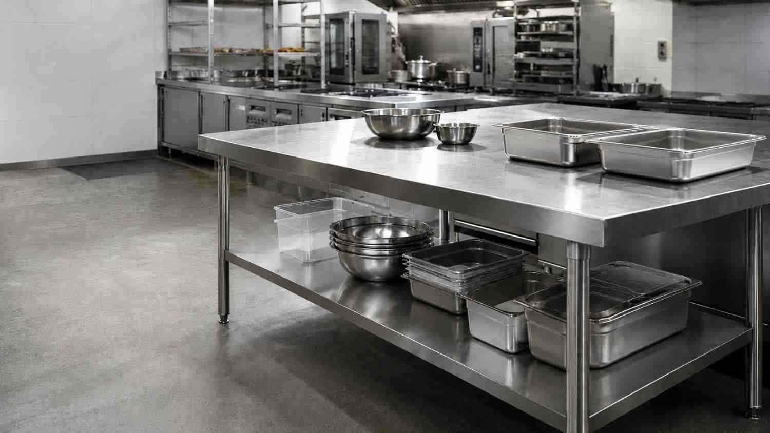 Commercial Kitchen Food Prep Counters for Sale in Illinois – Shop Stainless Steel Prep Tables