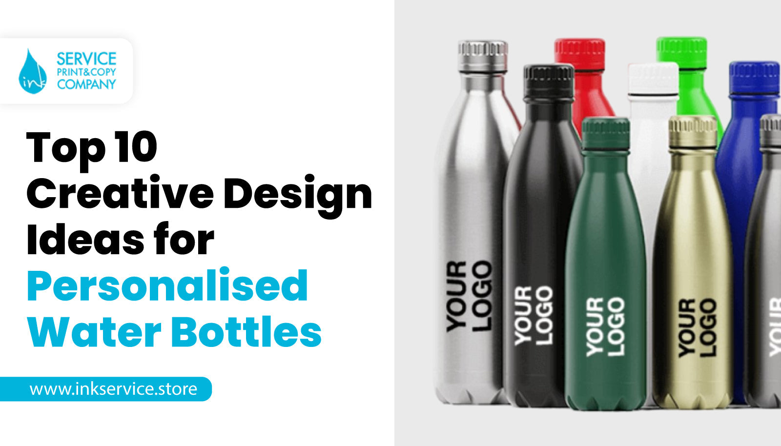 Top 10 Creative Design Ideas for Personalised Water Bottles  – Ink Service Online Store